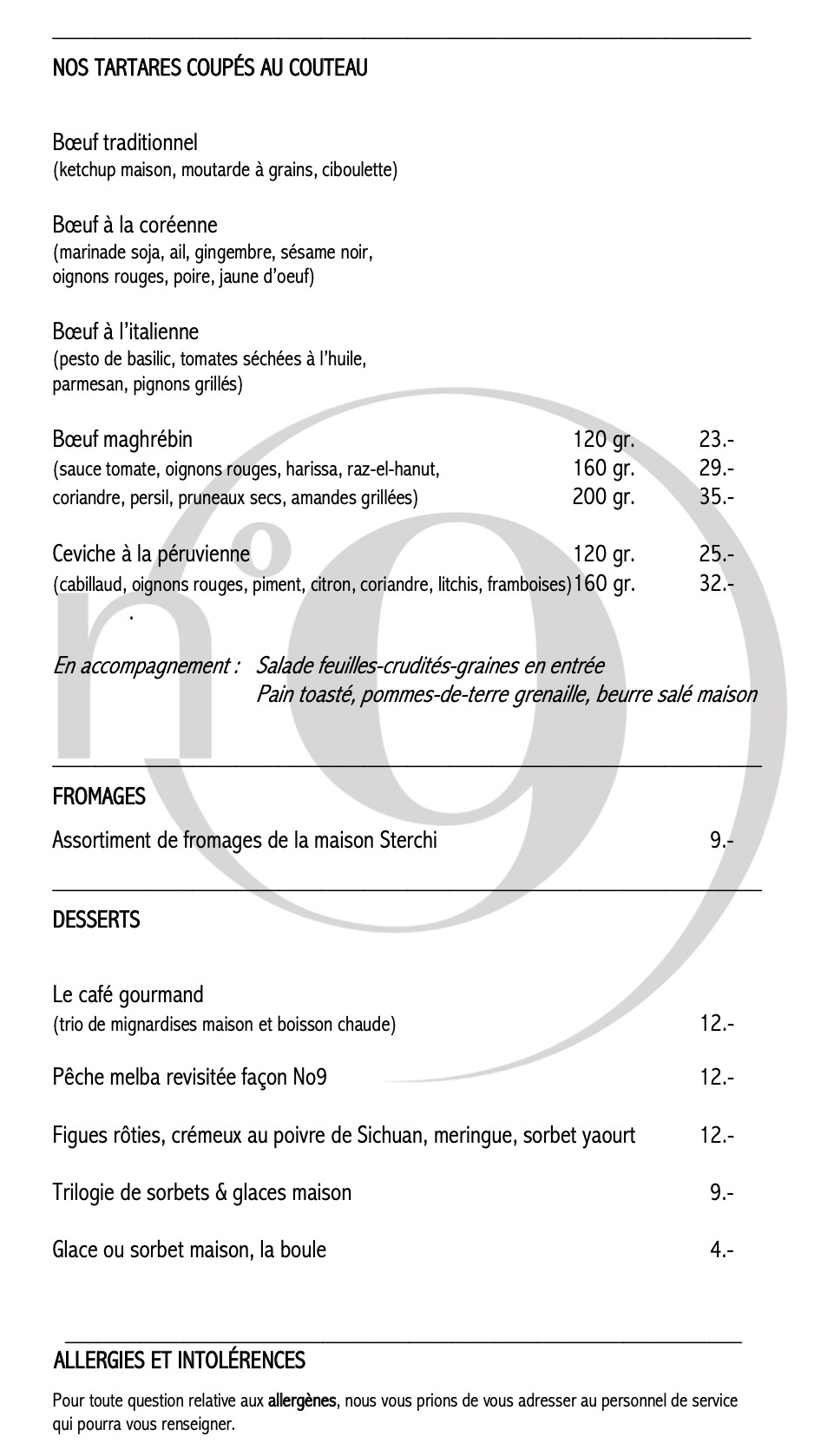 Carte du soir_2 Carte du soir_2