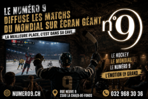 Mondial de Hockey 2026 au Numéro9/ Diffusion sur grand écran